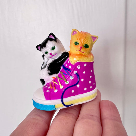 90’s Lisa Frank Sneaker Kittens Figure