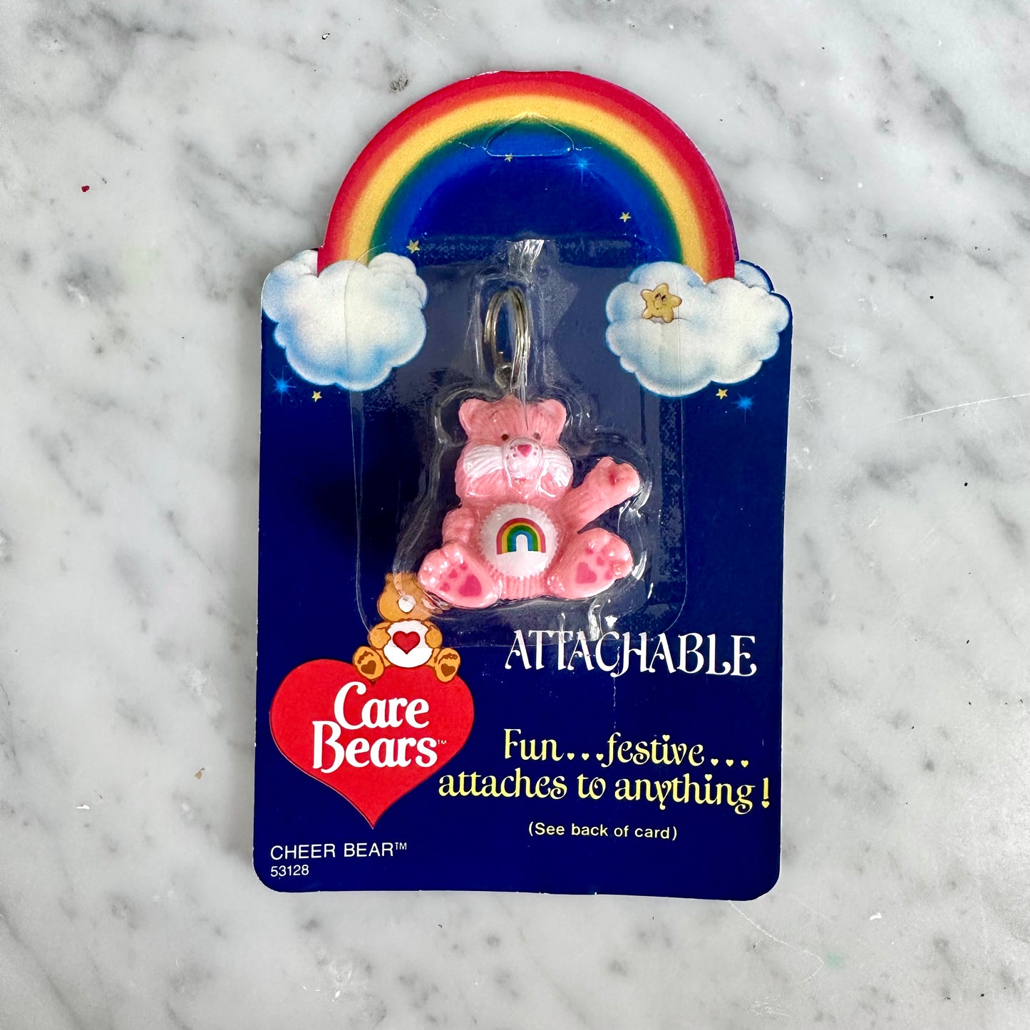 80’s Care Bears Attachable “Cheer Bear”