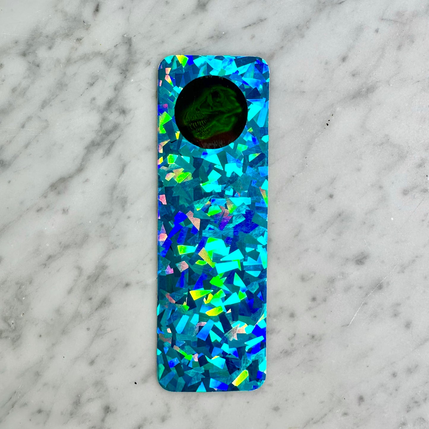 Vintage Holographic Dino Bookmark
