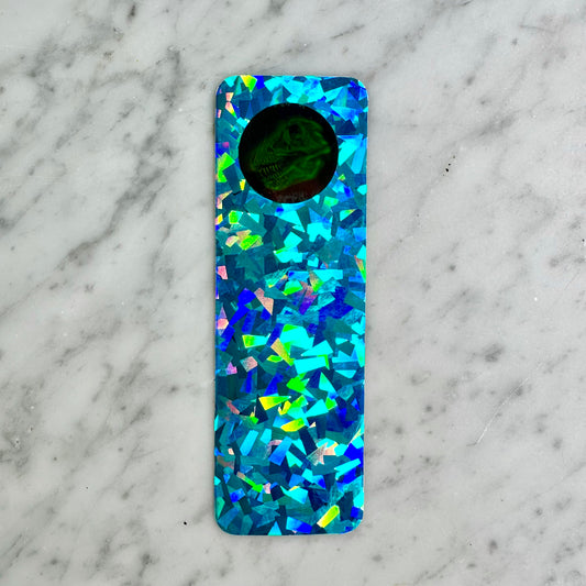 Vintage Holographic Dino Bookmark