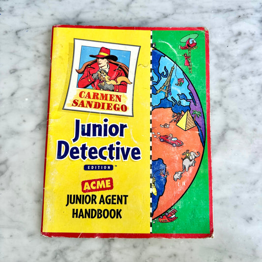 1995 Carmen Sandiego “Junior Agent Handbook”