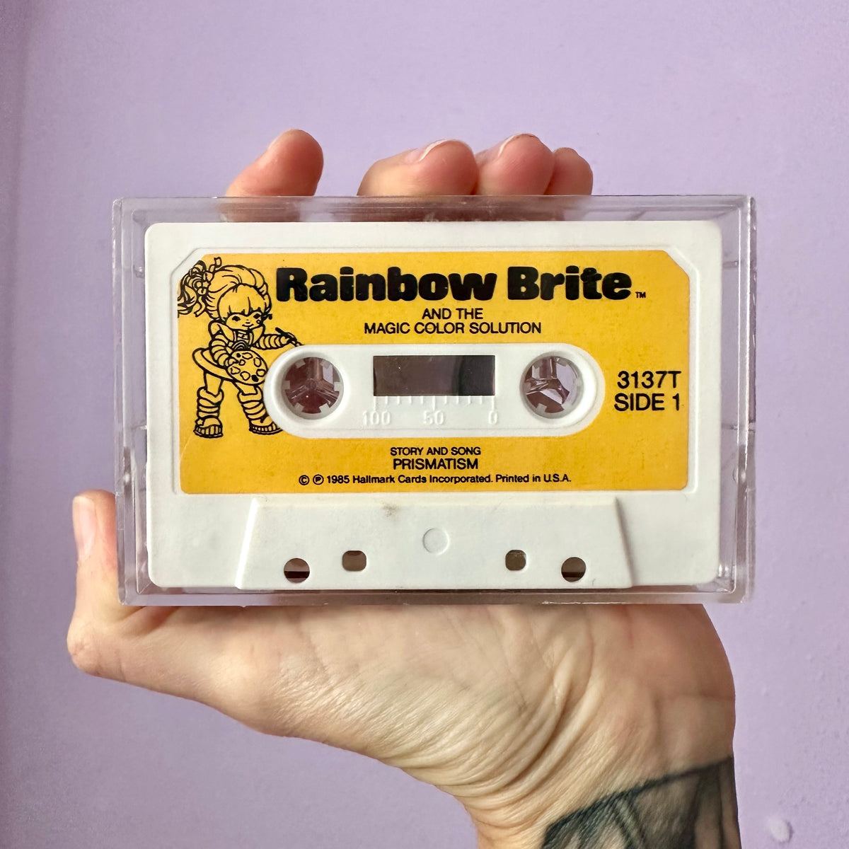 1985 Rainbow Brite and the Magic Color Solution Cassette Tape