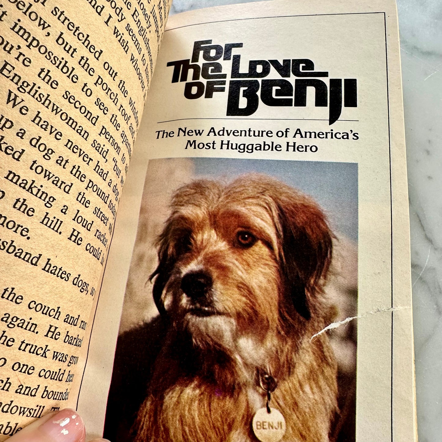 Vintage For The Love of Benji Book