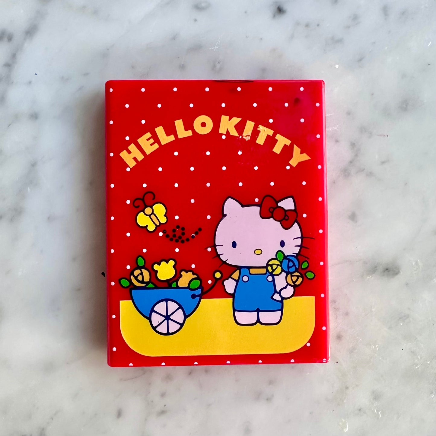 1980 Sanrio Hello Kitty Comb and Mirror Compact
