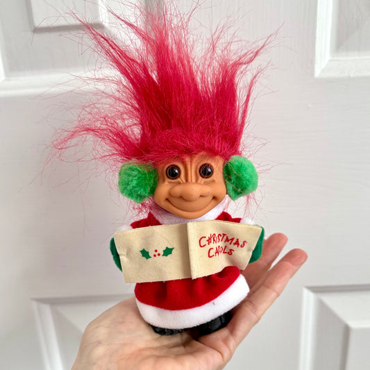 90’s Christmas Caroling Russ Troll Doll