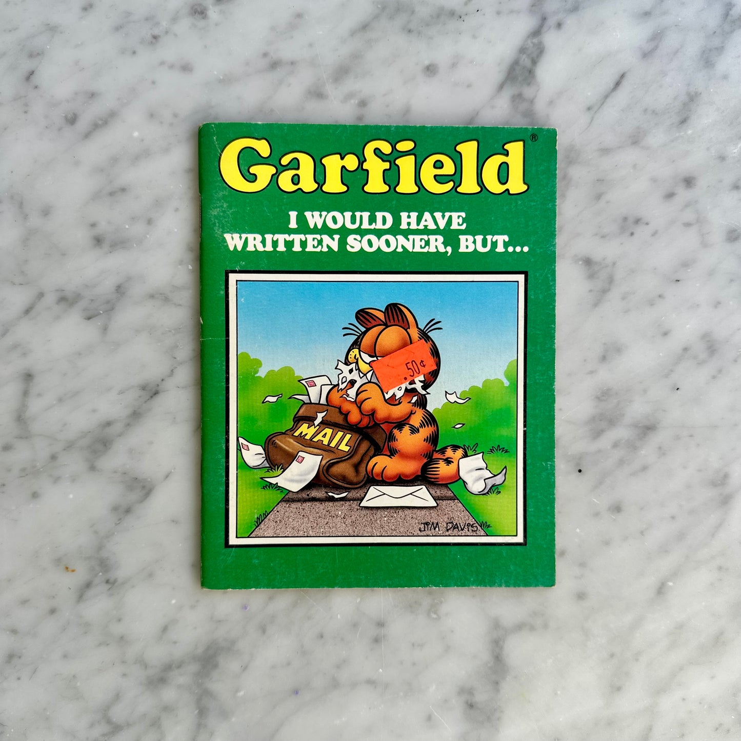 1978 Garfield “I Would Have Written Sooner, But…” Mini Book