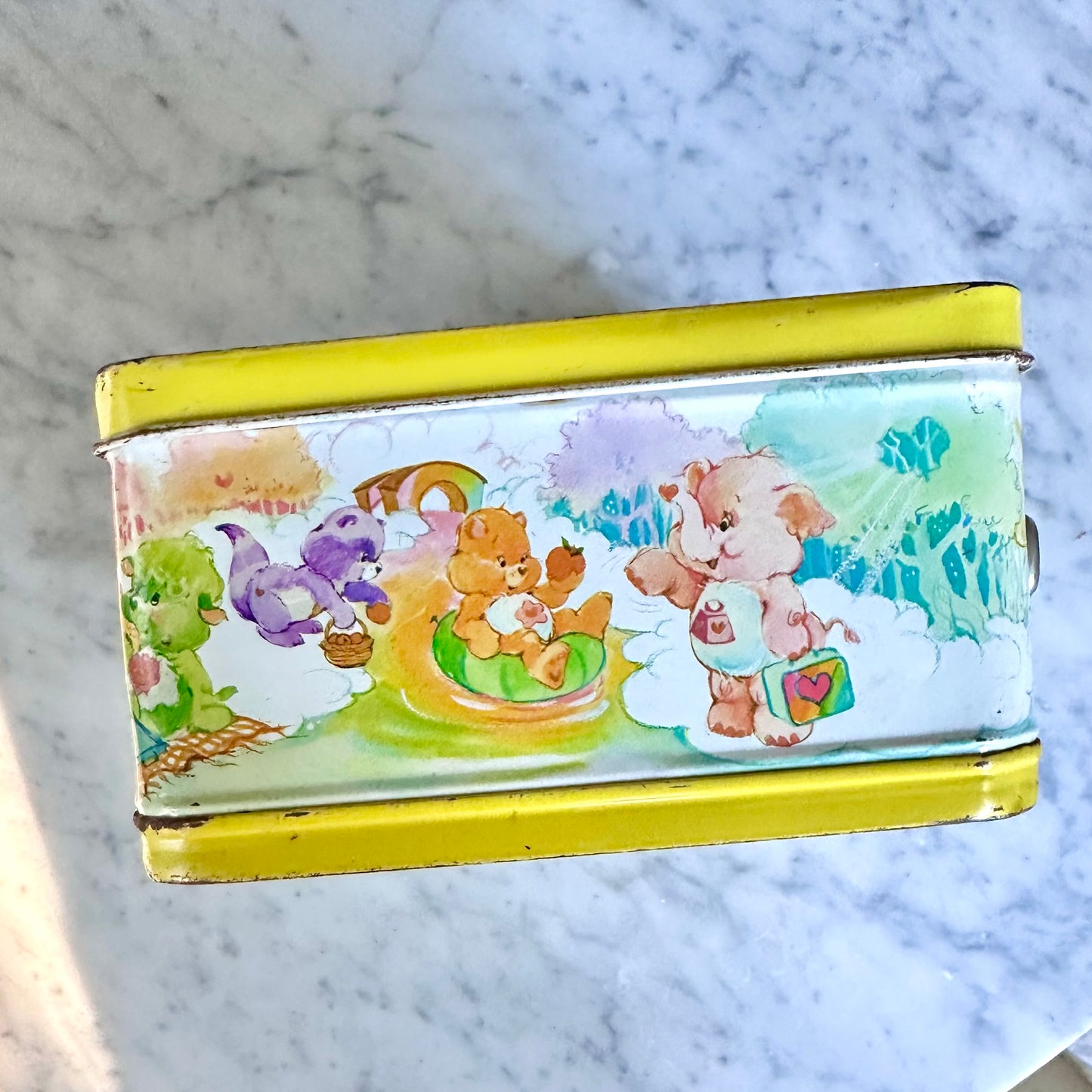 1985 Care Bears Cousins Metal Lunch Box