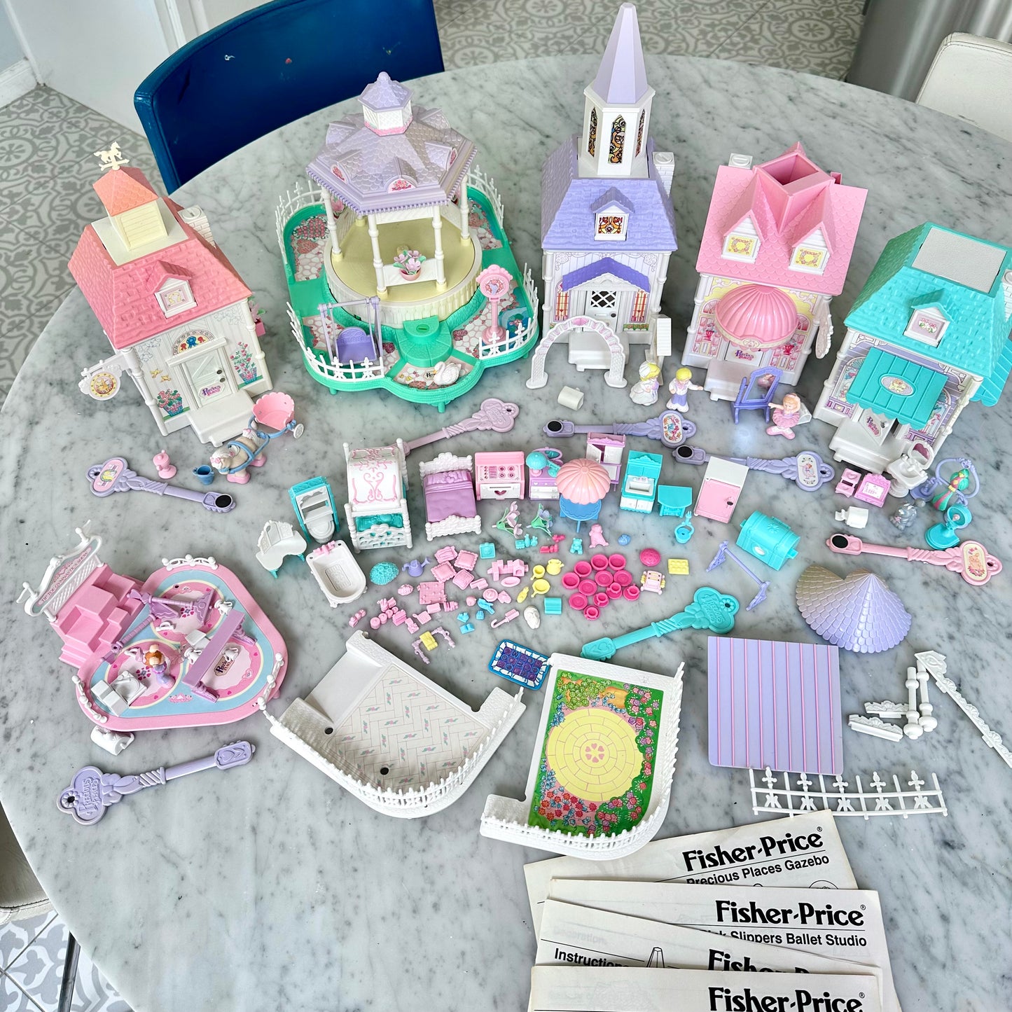 1988 Fisher Price Precious Places Lot