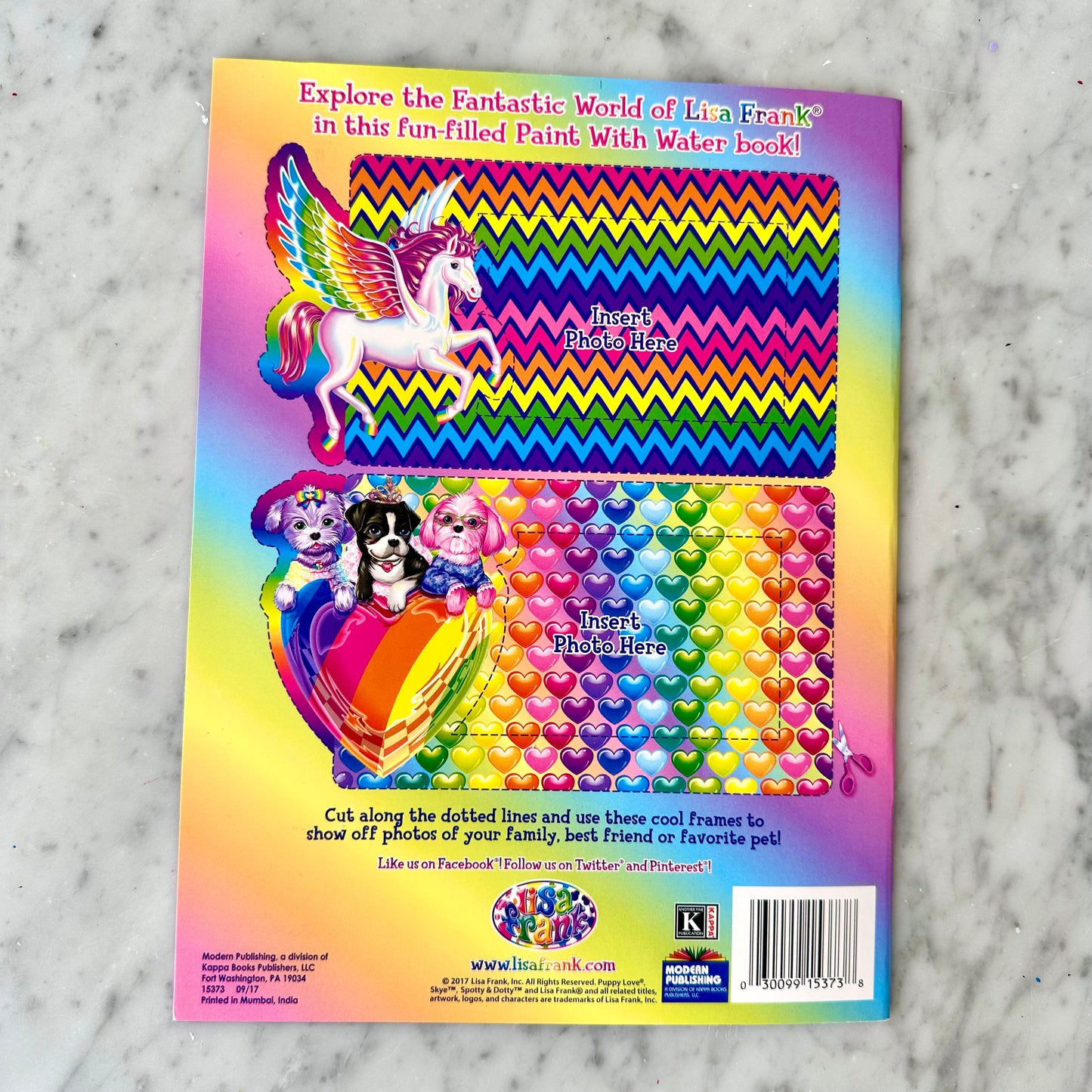 Lisa Frank Paint With Water Book