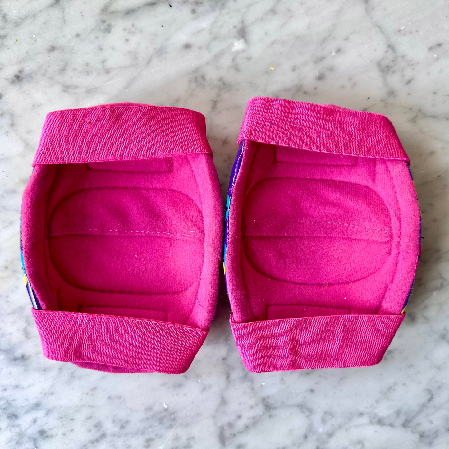 90’s Lisa Frank Smiley Face Knee Pads