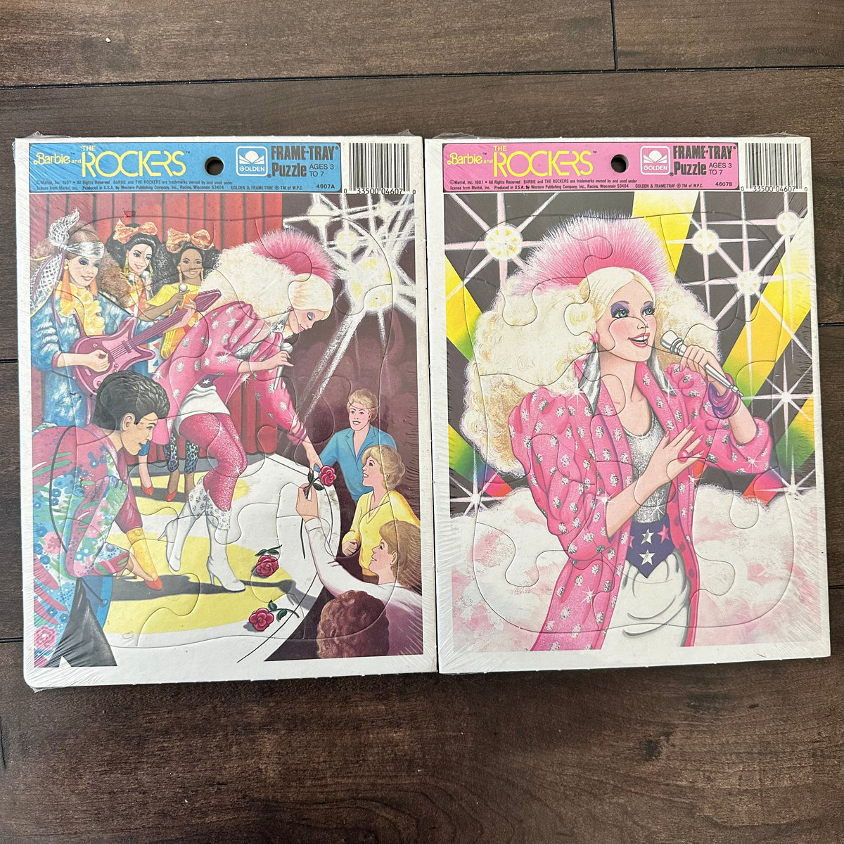 1987 Barbie and the Rockers Puzzle Set