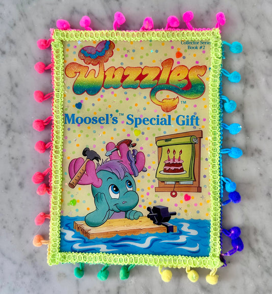 Vintage 80’s Wuzzles Book Cover Resin Wall Art