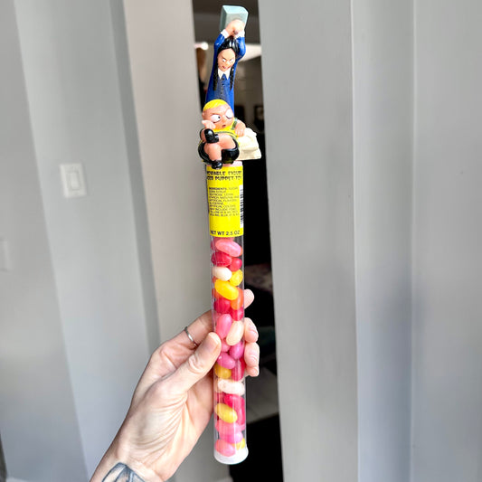 1993 The Addams Family “Wednesday & Pugsly” Candy Tube