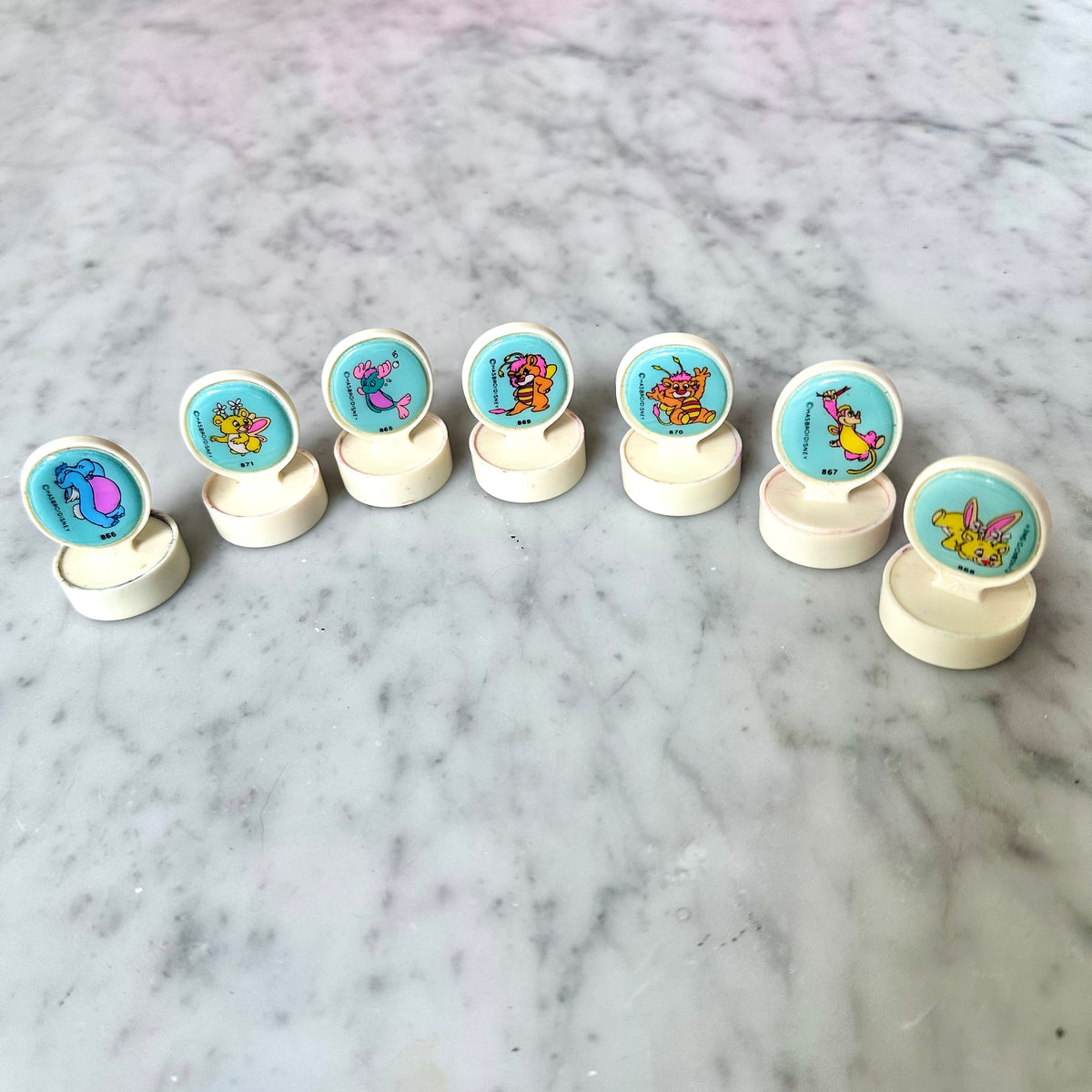 1984 Wuzzles Stamp Set
