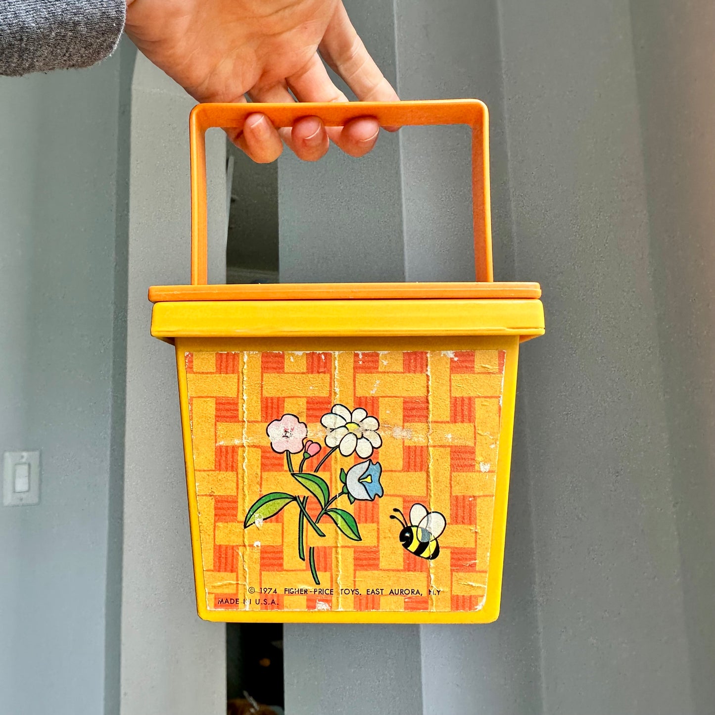 1974 Fisher Price Picnic Basket
