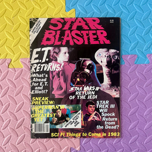 1983 Star Blaster Magazine Featuring E.T.