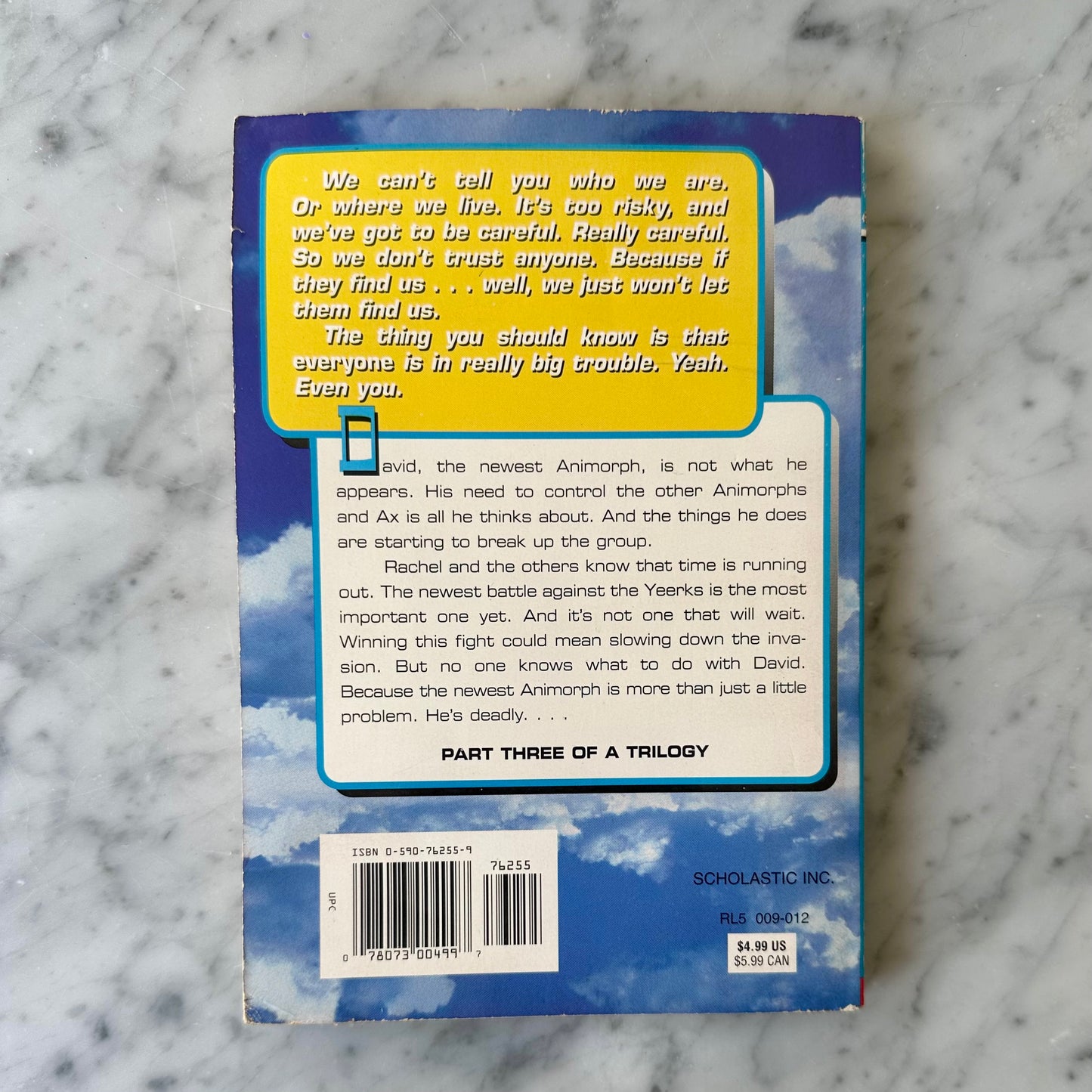 Animorphs “The Solution” Book