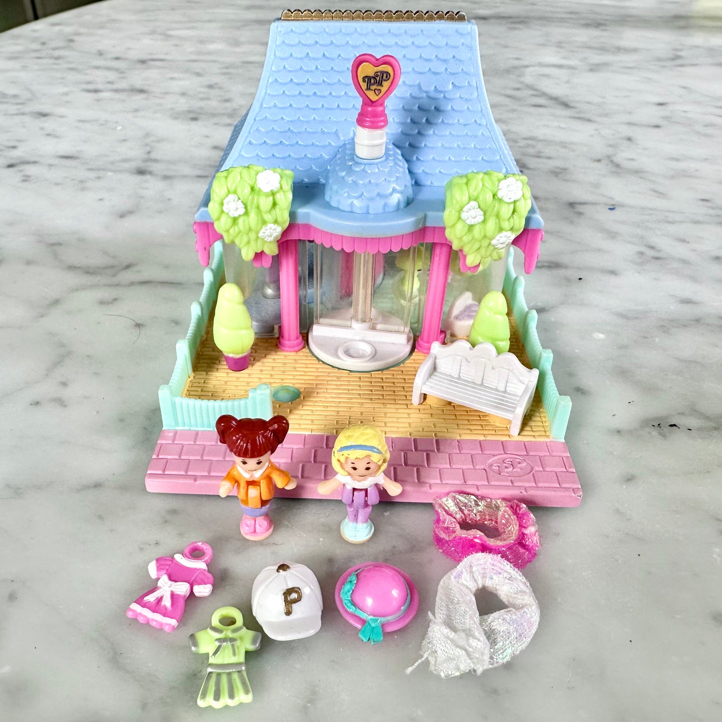 1995 Polly Pocket Dress Shop 100% Complete