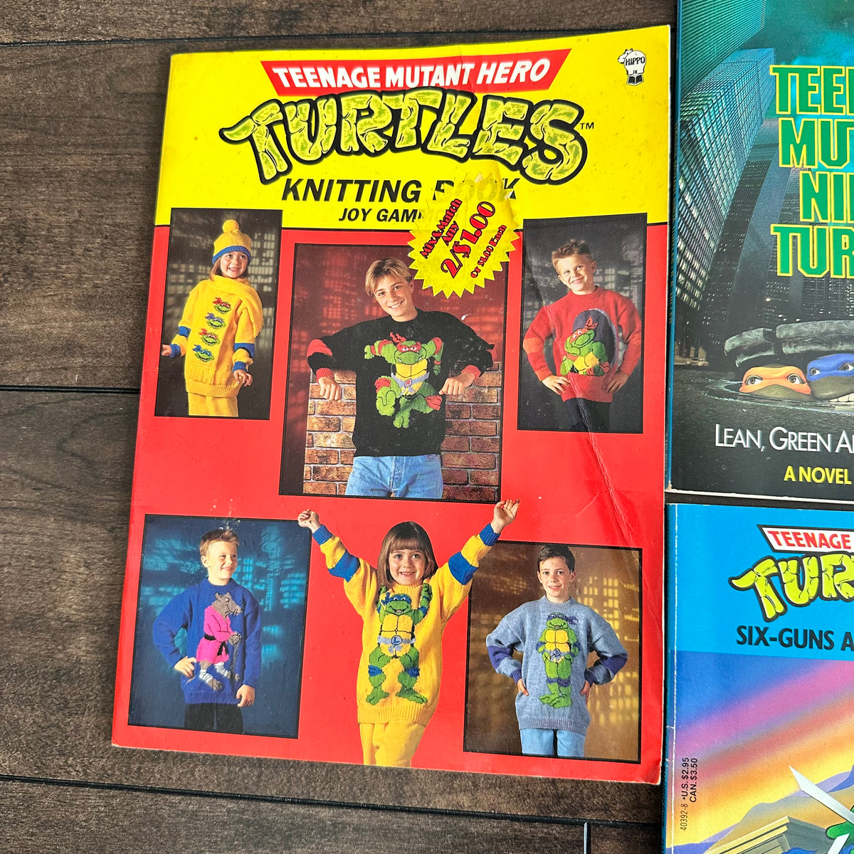 Vintage TMNT Book Lot
