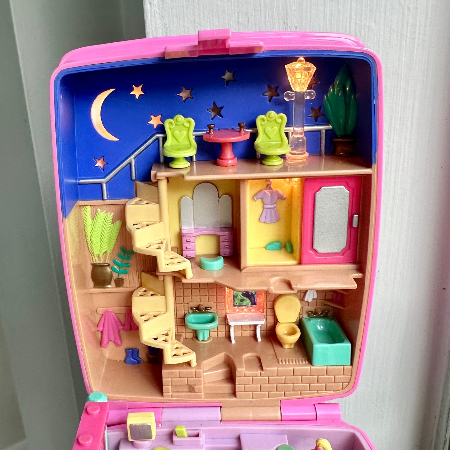 1994 Polly Pocket Starbright Dinner Party Playset