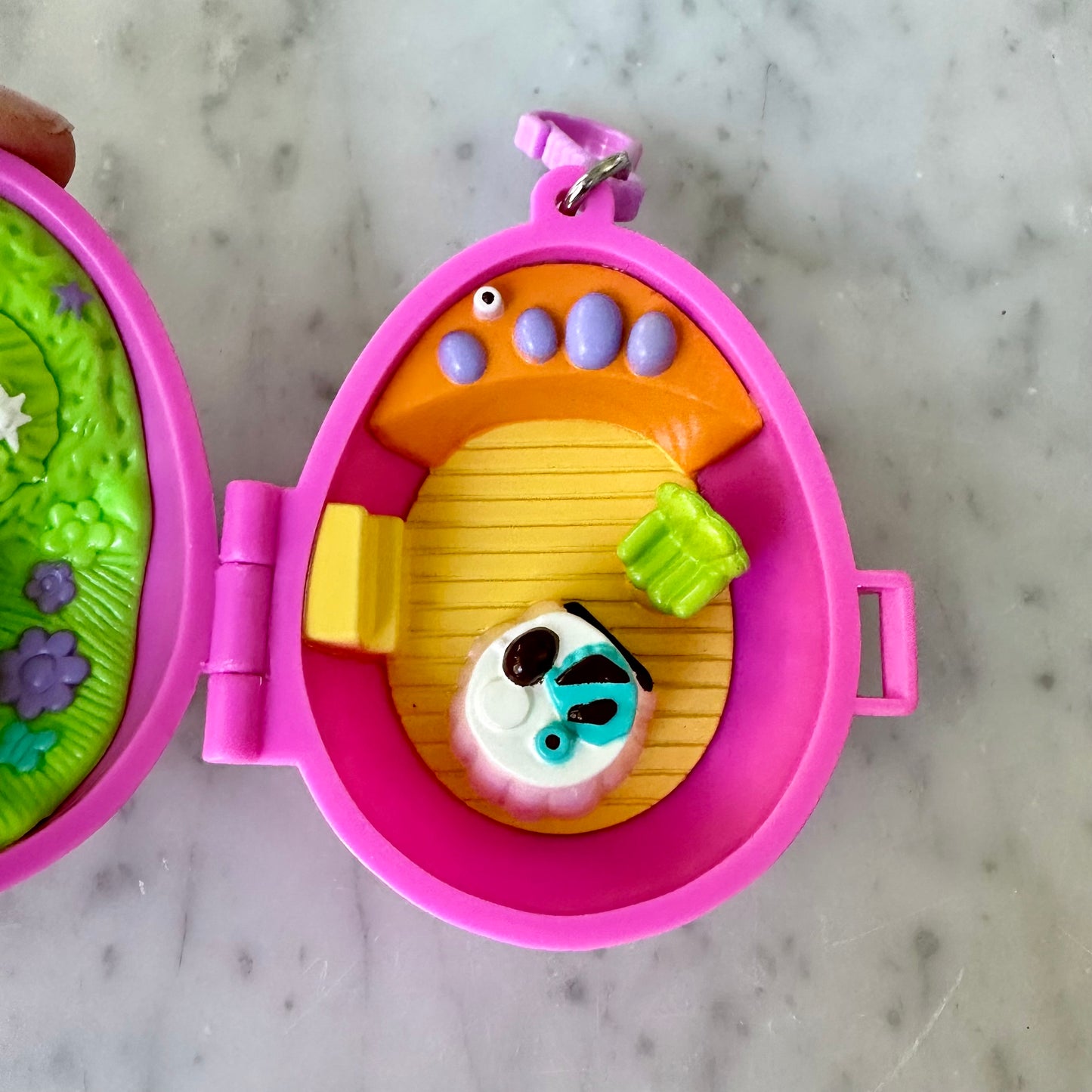 2001 Polly Pocket Pink Easter Egg