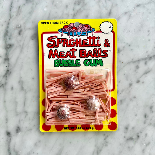 Vintage Spaghetti & Meatballs Bubble Gum