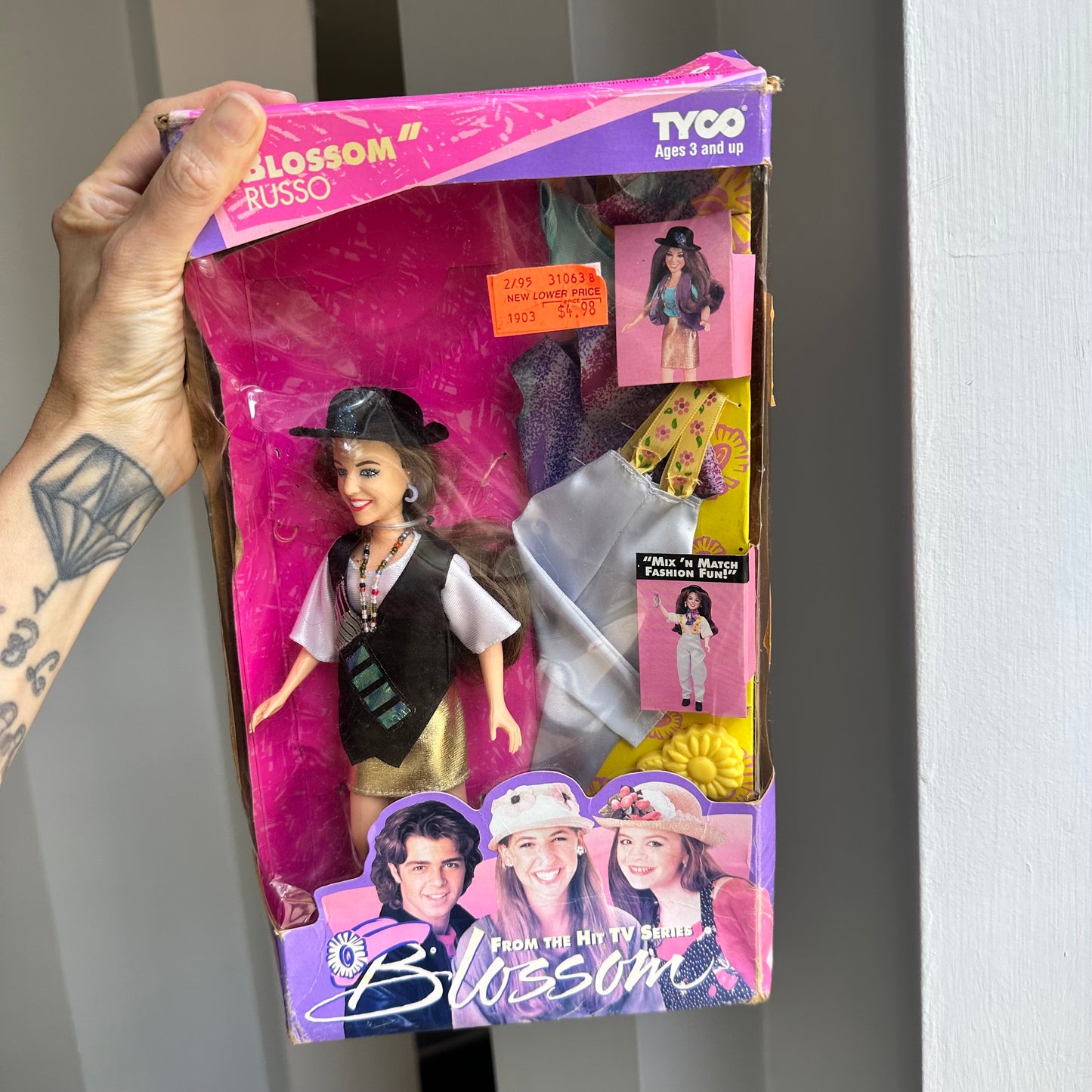1993 Tyco "Blossom" Russo Mix 'n Match Fashion Fun Doll