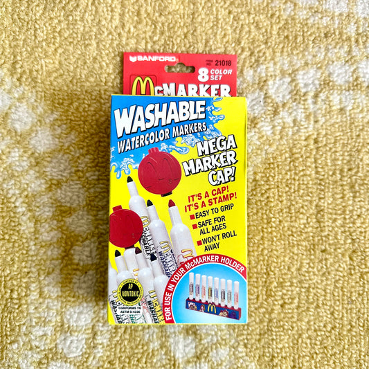 1994 McMarkers Watercolor Markers with Stamp Caps