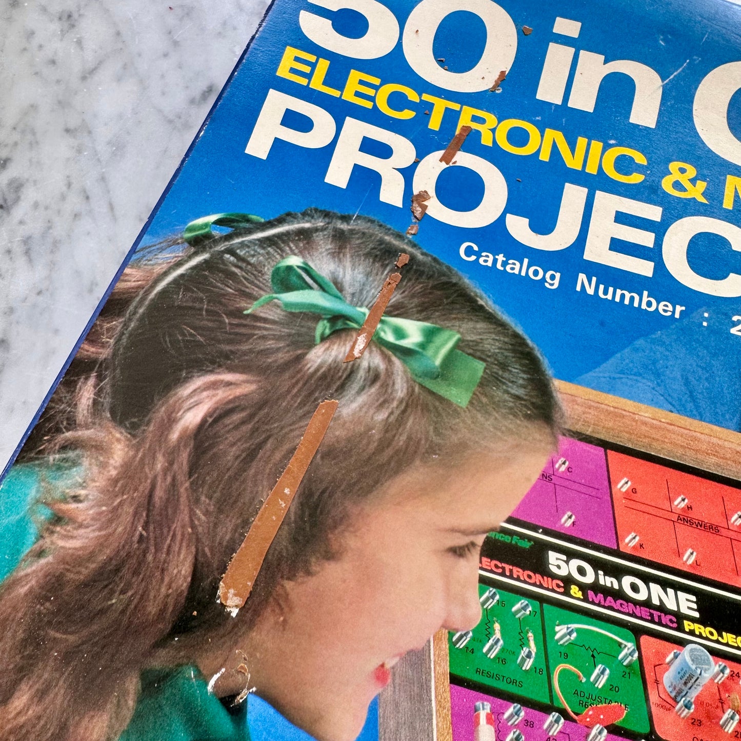Vintage Science Fair 50-in-One Electronic & Magnetic Project Kit