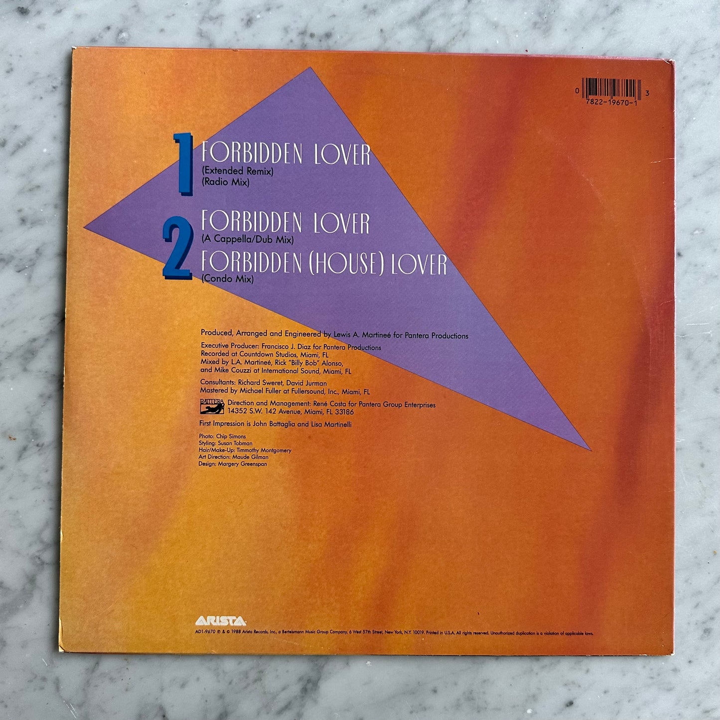 1st Impression “Forbidden Lover” Record