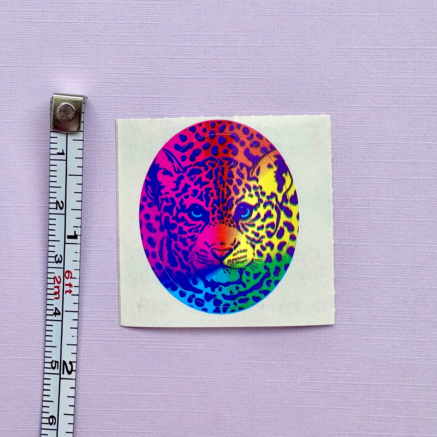 80’s Lisa Frank Leopard Sticker