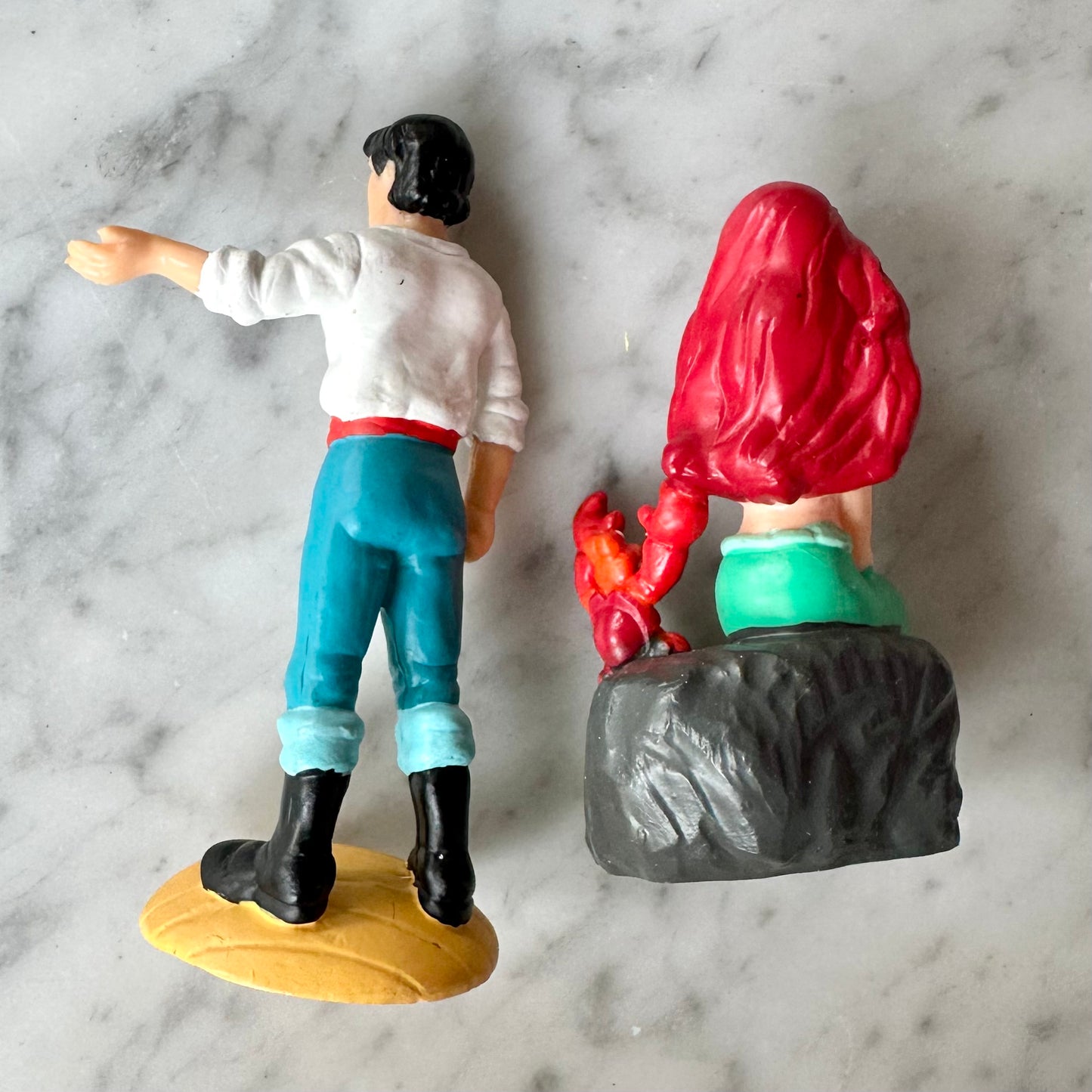 90’s Ariel & Prince Eric PVC Figures