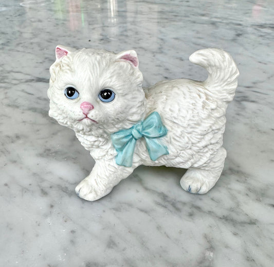 Vintage Homco Ceramic Kitten Figurine