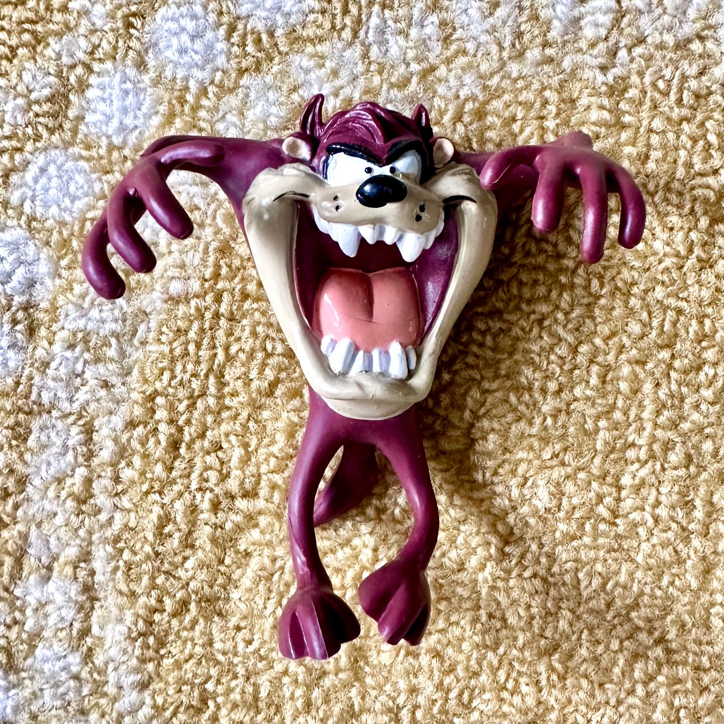 1993 Bendable Tasmanian Devil Figure