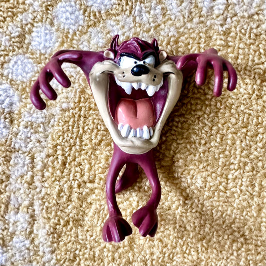 1993 Bendable Tasmanian Devil Figure
