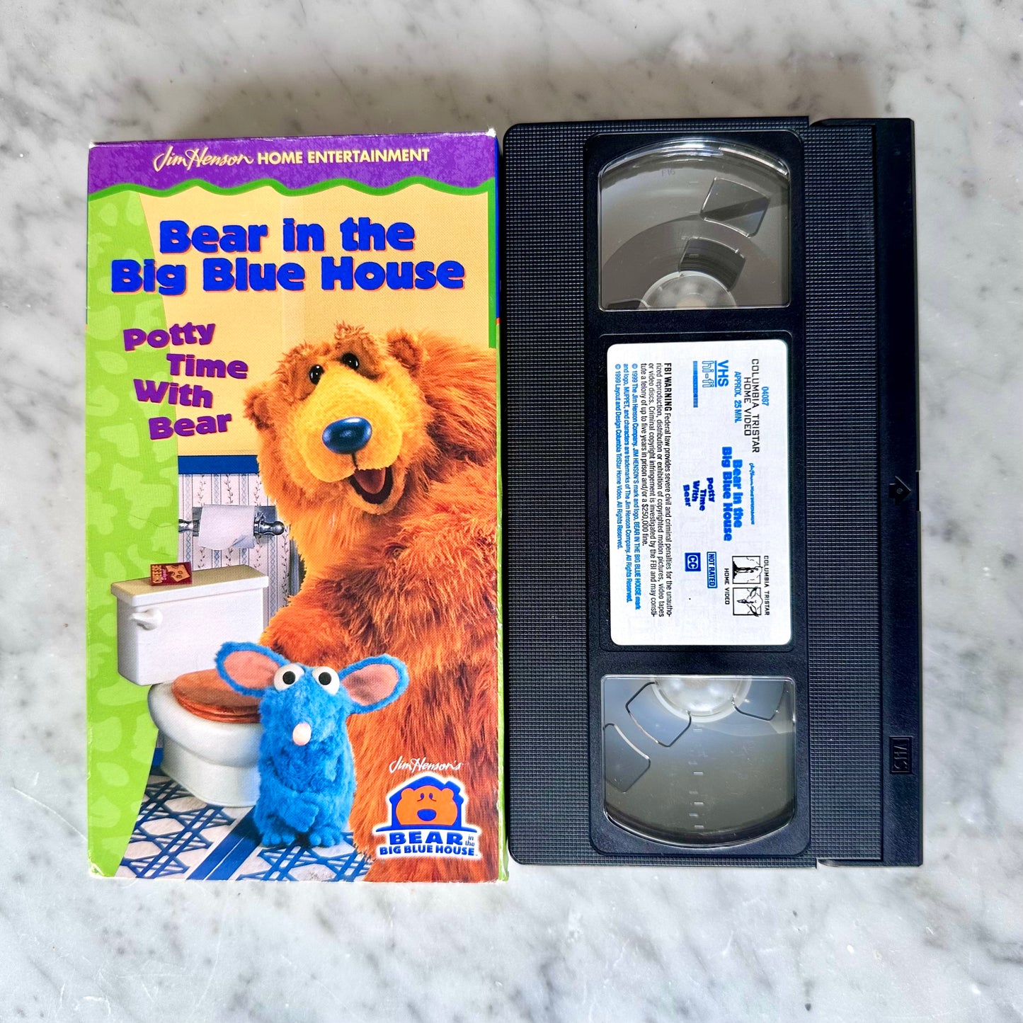 Bear In The Big Blue House “Potty Time With Bear” VHS