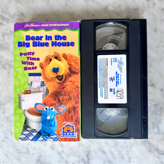Bear In The Big Blue House “Potty Time With Bear” VHS