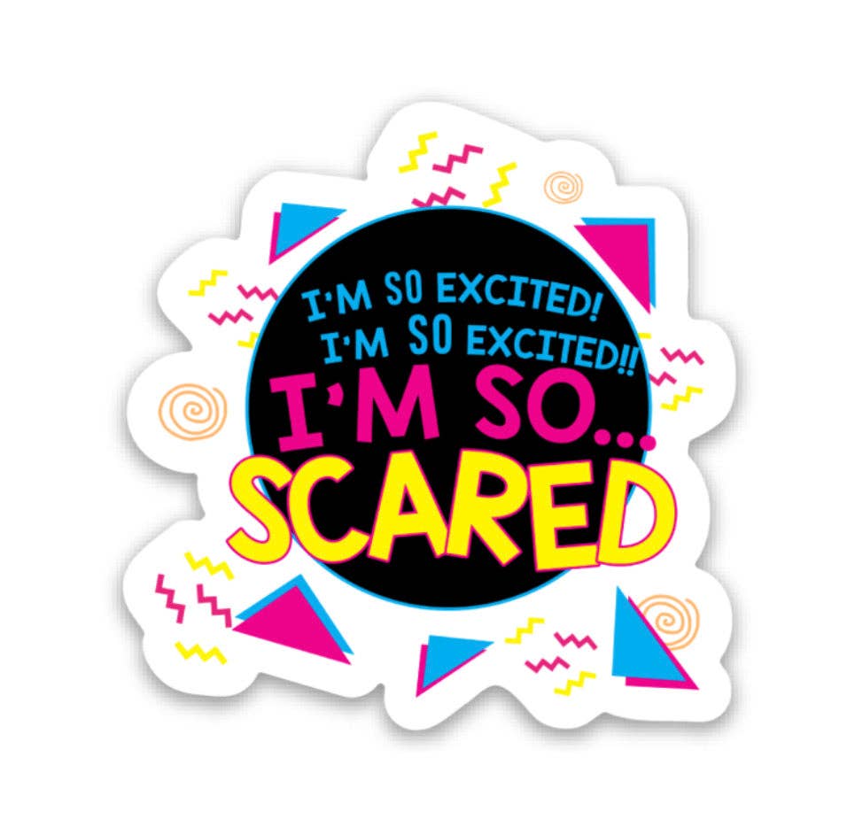 Saved by the Bell I’m So Excited Vinyl Sticker
