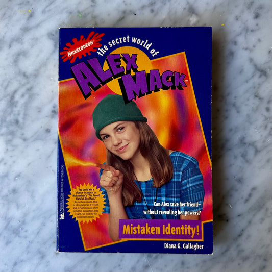 90’s The Secret World of Alex Mack “Mistaken Identity” Book