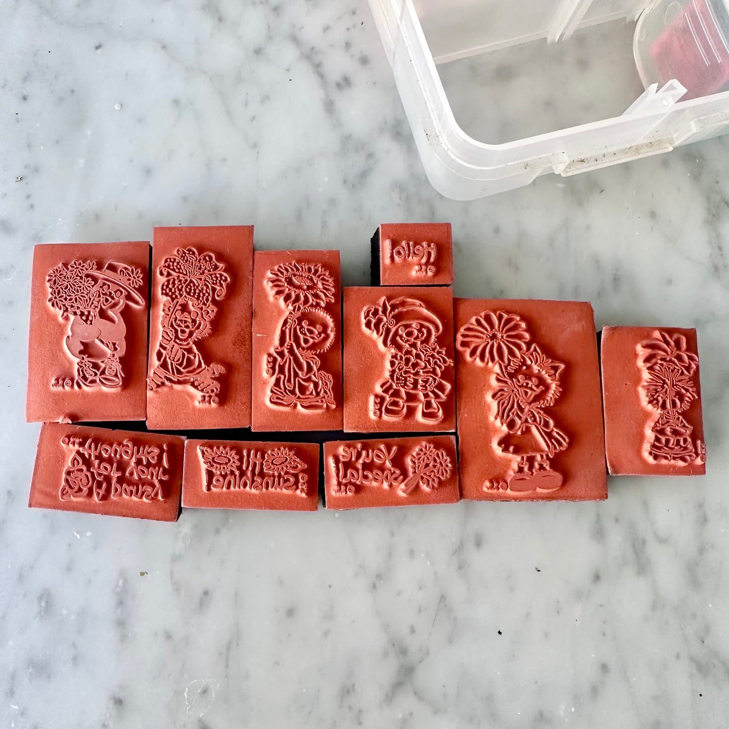 Vintage Suzy’s Zoo Stamp Set