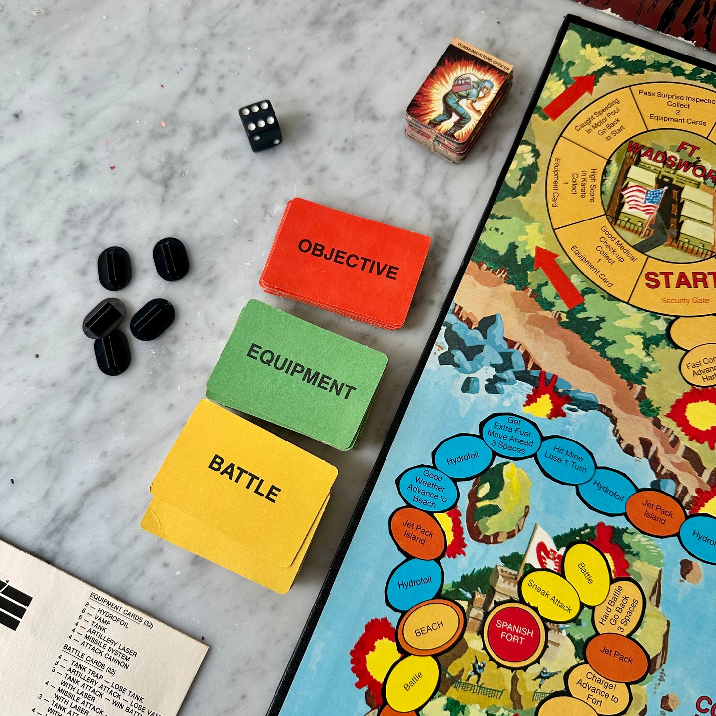 1982 G.I. Joe Adventure Board Game