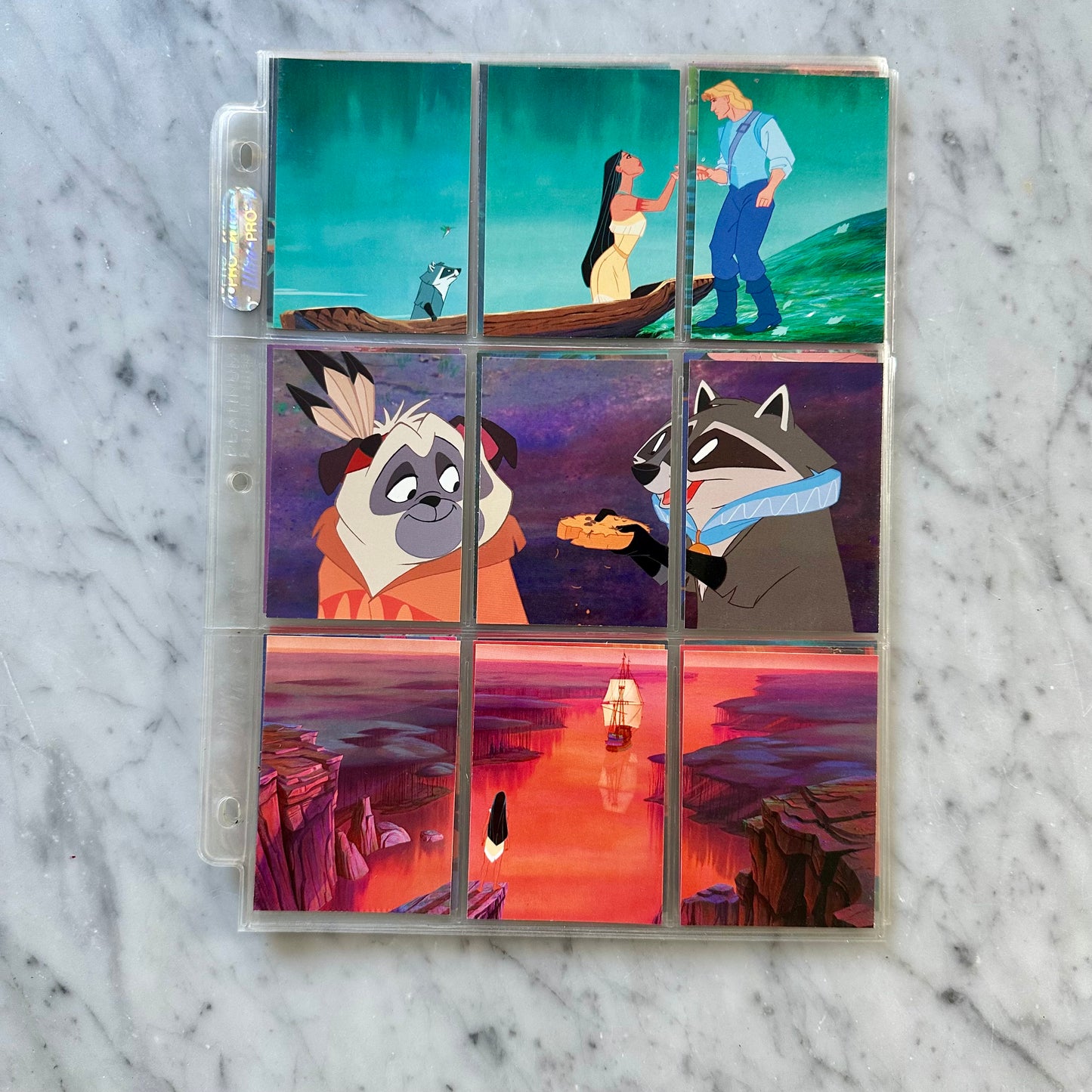 1995 Skybox Disney Pocahontas Trading Card Set of 105