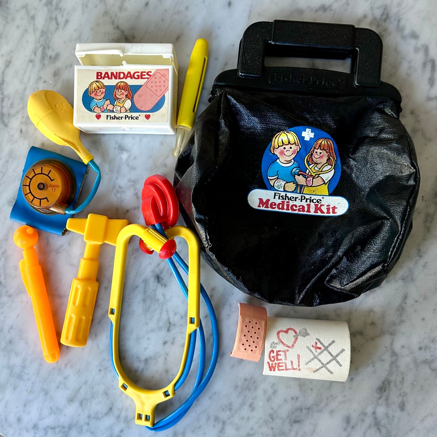 1987 Fisher Price Pretend Play Doctor’s Kit