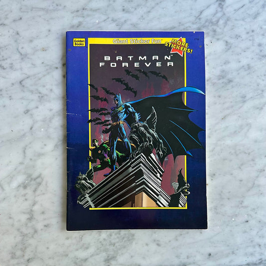 1995 Batman Forever Giant Sticker Fun Book