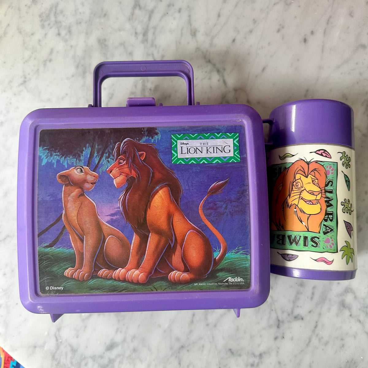 90’s Lion King Lunchbox with Thermos