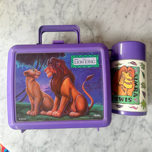 90’s Lion King Lunchbox with Thermos