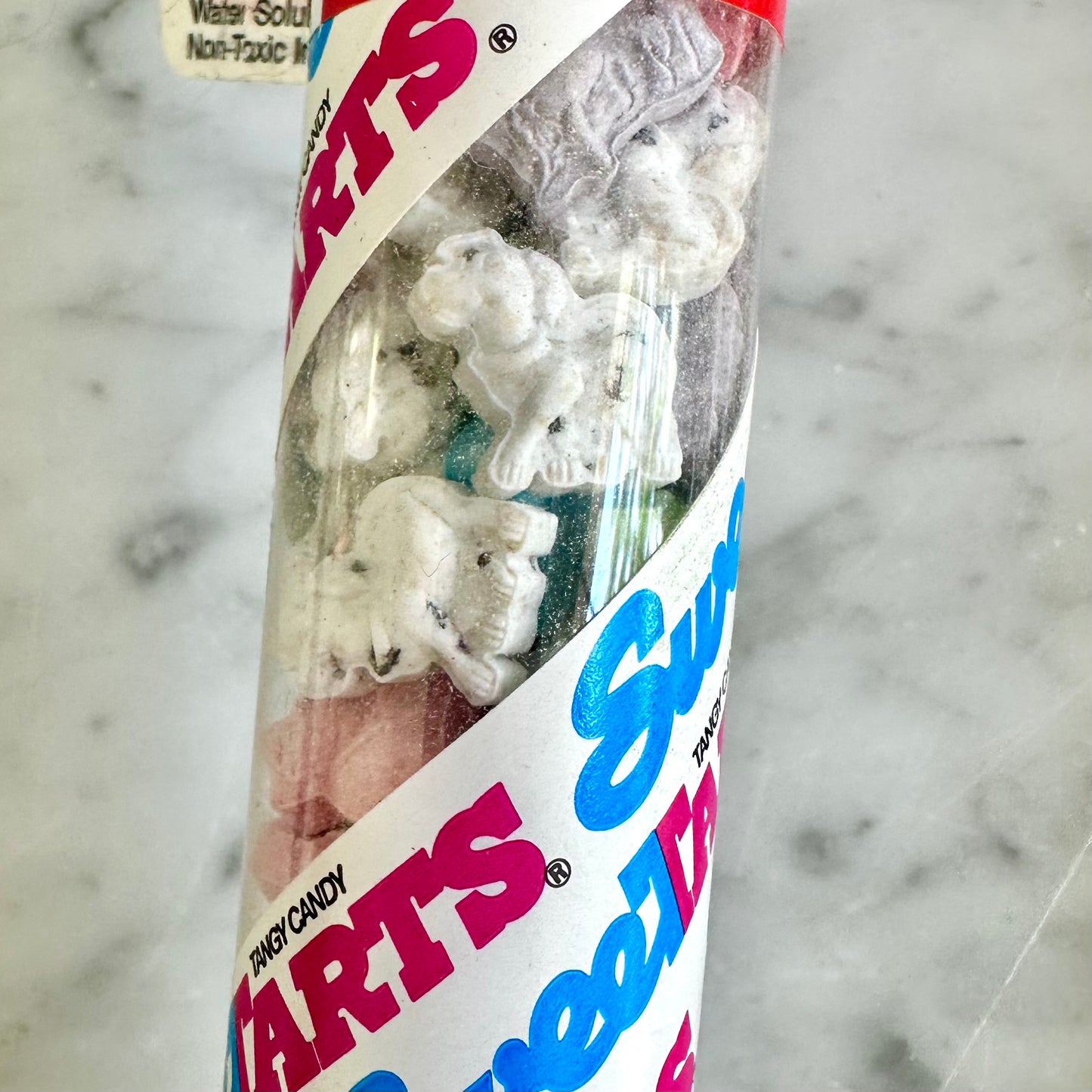 1996 101 Dalmatian SweeTarts Candy Tubes with Stamp Toppers