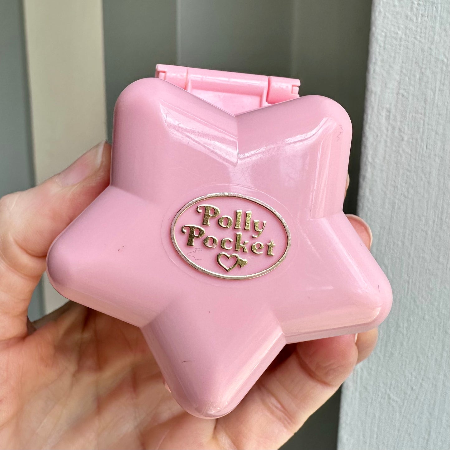 1992 Polly Pocket Tiny Ballerina Ring and Ring Box