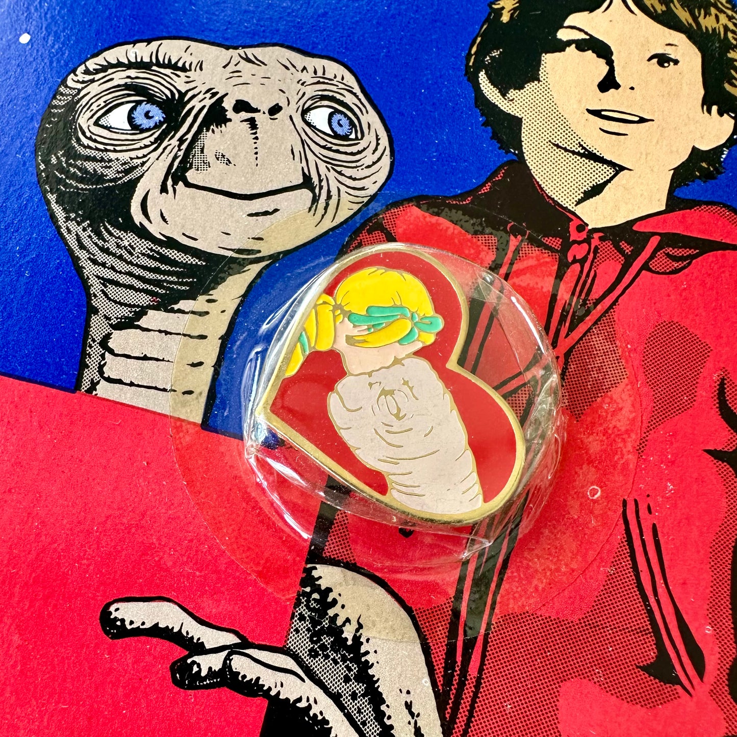 1982 E.T. and Gertie Enamel Pin