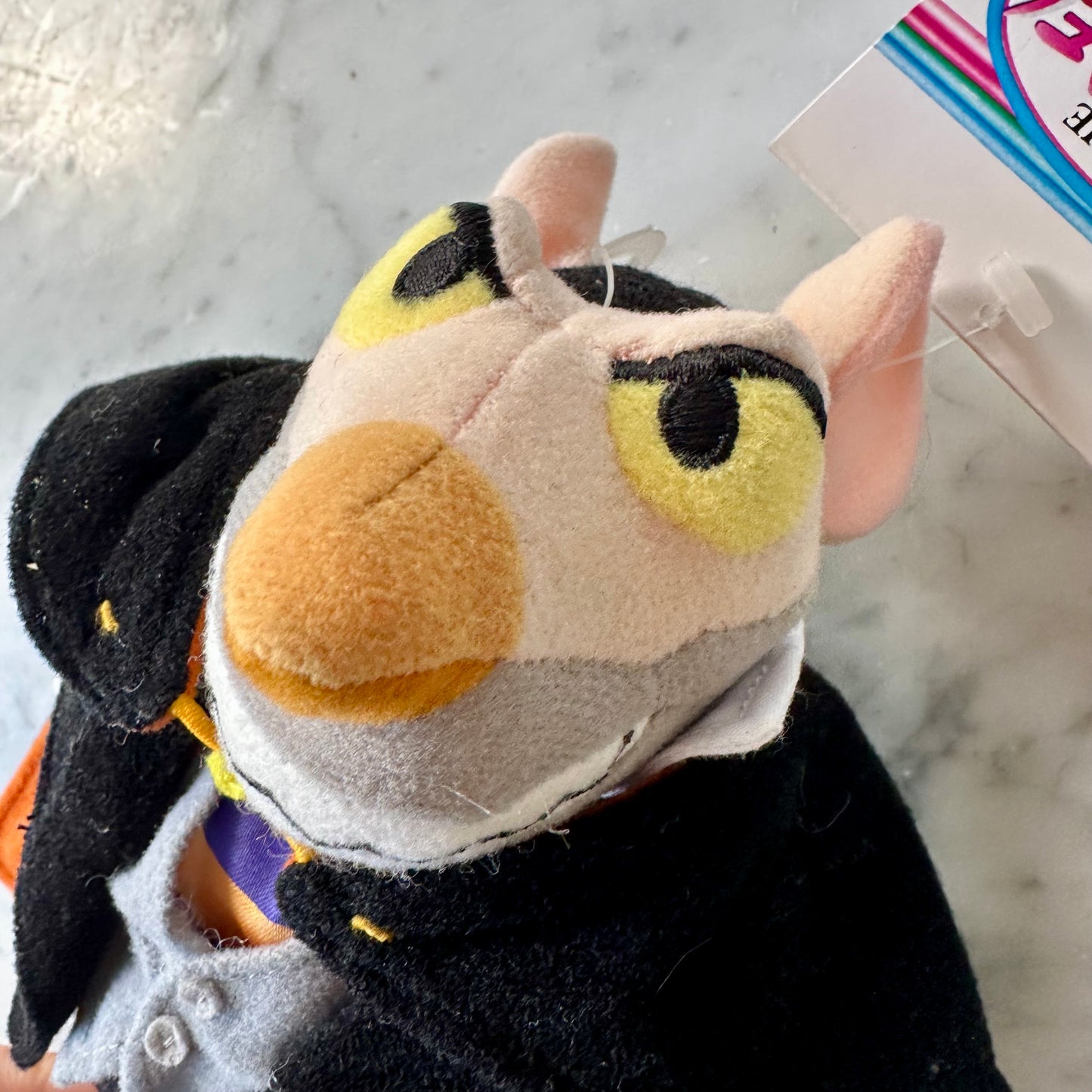 90’s Disney Store Professor Ratagan Beanie Plush